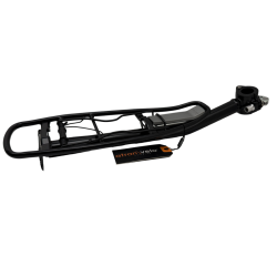 Bagageb�rer til sadelpind p� cykel � for AVS, alu. sort