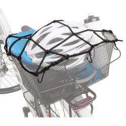 Bagagenet til cykel 25 � 25 cm � sort, 8 kroge
