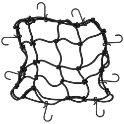 Bagagenet til cykel 25 � 25 cm � sort, 8 kroge