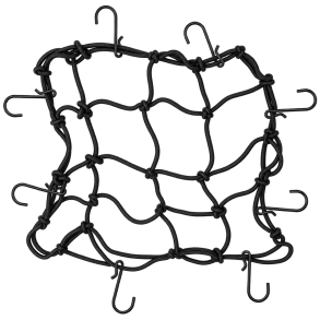 Bagagenet til cykel 25 � 25 cm � sort, 8 kroge
