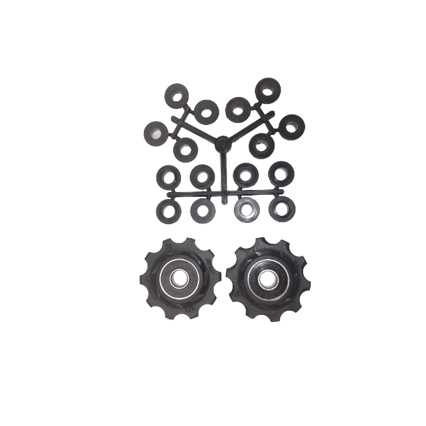 Pulleyhjul. 10 tands. BBB. m/lukket leje