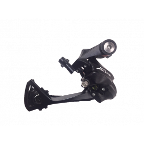 Bagskifter, 9 speed, lang arm, sort, SHIMANO ACERA RD-T3000-SGS