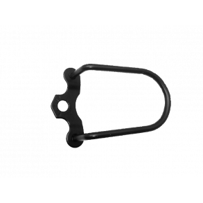 Bagskifterbeskytter, 1 huls., 88mm. sort