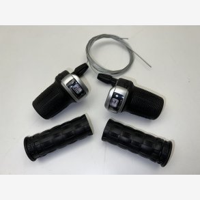 Drejegreb, 3 x 7 speed, Microshift