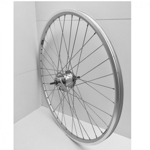 Baghjul, 700C Nexus7 Alu. fodbremse Slv