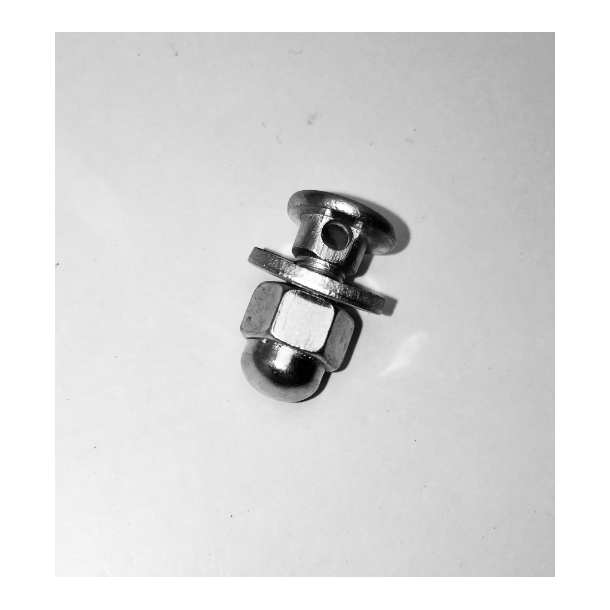 Klemmeskrue, for bremsekabel, 5mm. 1 stk.