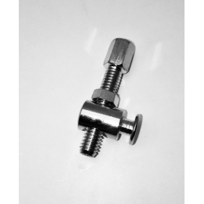 Justerskrue, med modhold, for forbremsenav