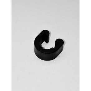 Kabelholder, plast-hestesko, 1 stk.