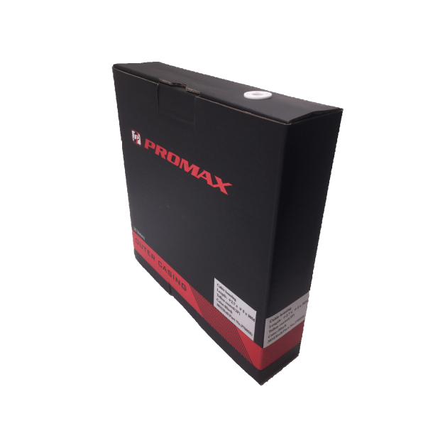 Ydrekabel, brems, Bowden spiral, 2,7mm. x 5mm. 30m. sort, PROMAX