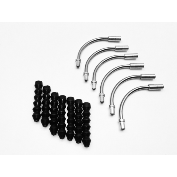 Kabelstop, Rr, 90 grader,  6 stk.