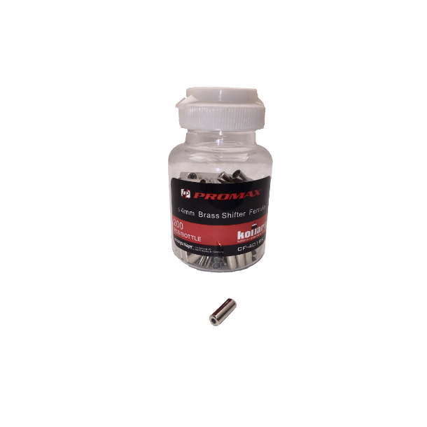 Kabelende, 4mm, stl, 200 stk. dse.