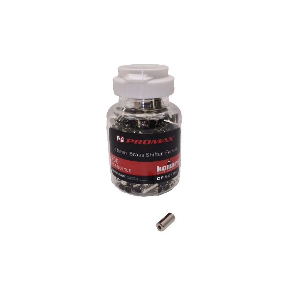 Kabelende, 5mm, stl, 200 stk. dse.