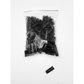 Kabelende, 5mm, plast, 100 stk. pose.