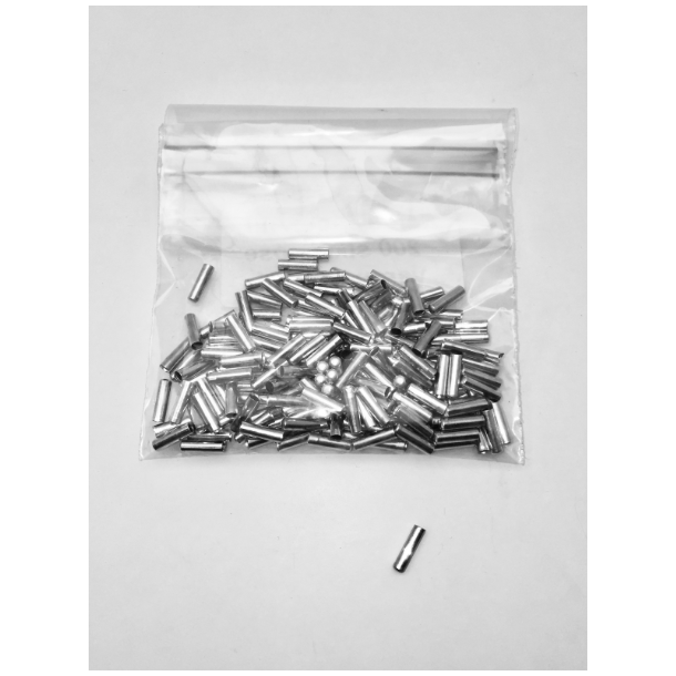 Kabelende, Alu., 200 stk. pose.