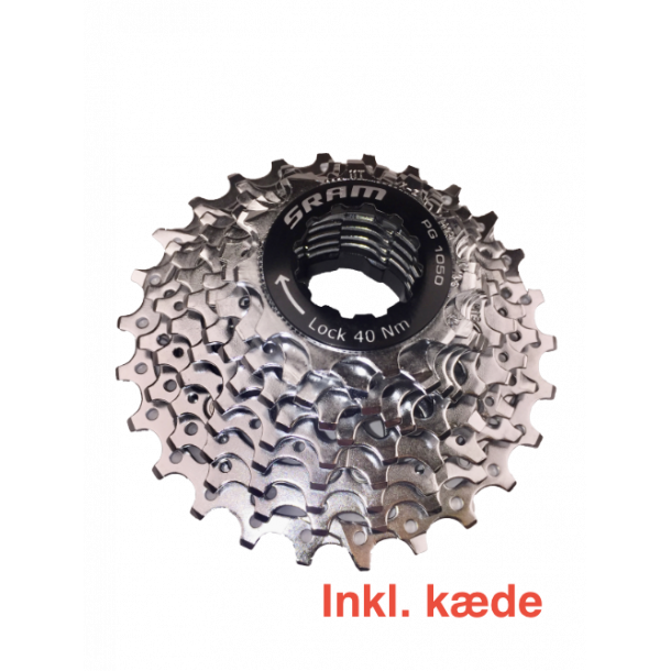Kassette, 10 Speed, 11-26T. powerpack. SRAM