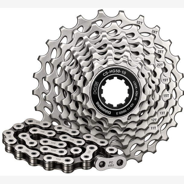  10 speed � 11-32T - SRAM PG-1030 kassette + PC-1031 k�de