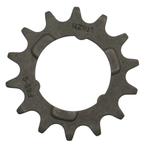 Gearhjul, Lige, 14T, 1/2 x 3/32