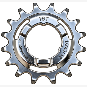 Gearhjul, forkr�blet, 16T, 1/2 � 3/32&Prime;
