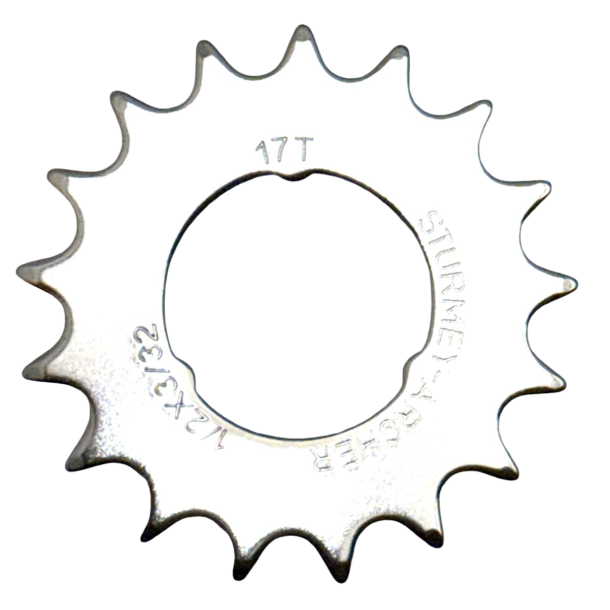 Gearhjul, Lige, 17T, 1/2 x 3/32"