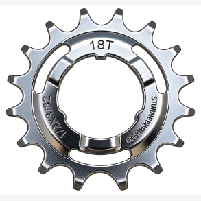 Gearhjul, forkr�blet, 18T, 1/2 � 3/32&Prime;