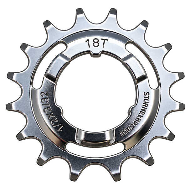 Gearhjul, forkr�blet, 18T, 1/2 � 3/32&Prime;