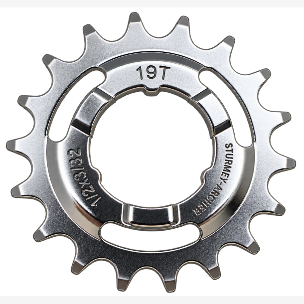 Gearhjul, forkr�blet, 19T, 1/2 � 3/32&Prime;