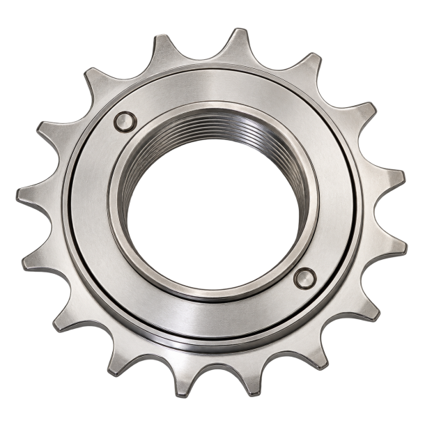 Fril�bskrans til 1-gears cykel � 16T, 1/2 x 1/8", s�lv