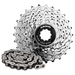 8 speed � 11-28T - SRAM PG830 kassette + k�de