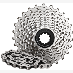  9 speed � 11-34T - SRAM PG-950 kassette + k�de
