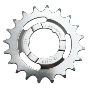 Gearhjul, forkr�blet, 21T, 1/2 � 3/32&Prime;