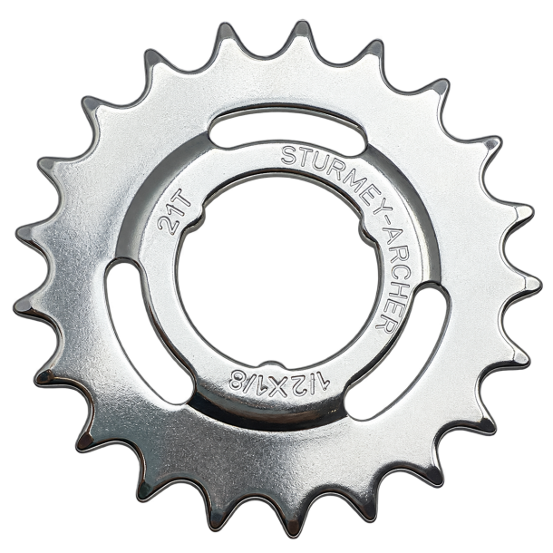 Gearhjul, forkr�blet, 21T, 1/2 � 1/8&Prime;