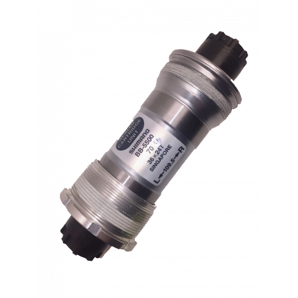 Krankboks, 70/109mm italiensk gevind, Octalink, SHIMANO