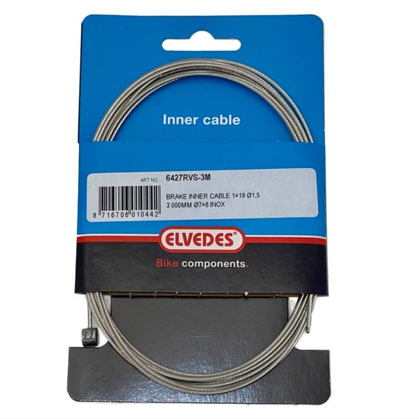 Bremsewire,  3000mm. Tandem.