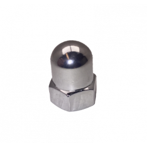 Mtrik, forhjul, lukket, chrom, 9mm.