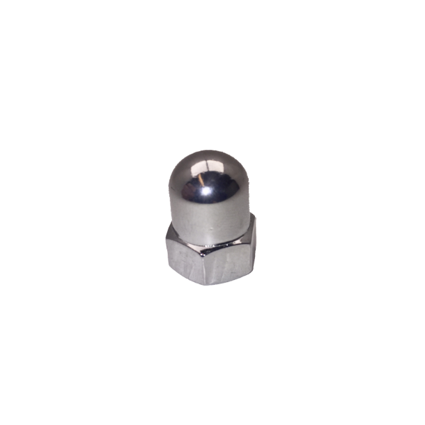 Mtrik, forhjul, lukket, chrom, 9mm.