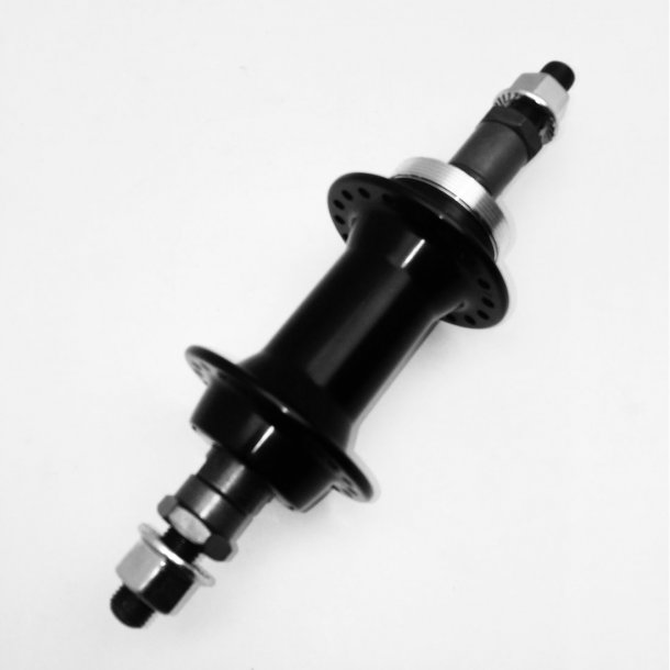 Nav, bag, skruekrans, fast aksel, 36H, sort