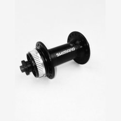 Nav, for, skivebrems center, QR, 36H, sort, Shimano HB-RM35