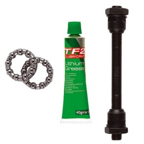 Bagaksel, QR, M10, Stl. 145mm. m/konus.