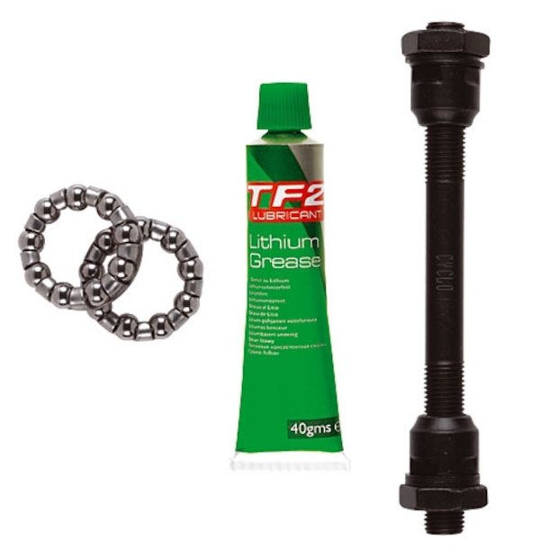 Bagaksel, QR, M10, Stl. 145mm. m/konus.