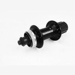 Nav, bag, 7/8 Speed kassette, skivebrems center, QR,  36H, sort,Shimano FH-RM35