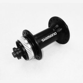 Nav, for, skivebrems center, QR, 32H, sort,  Shimano HB-RM35