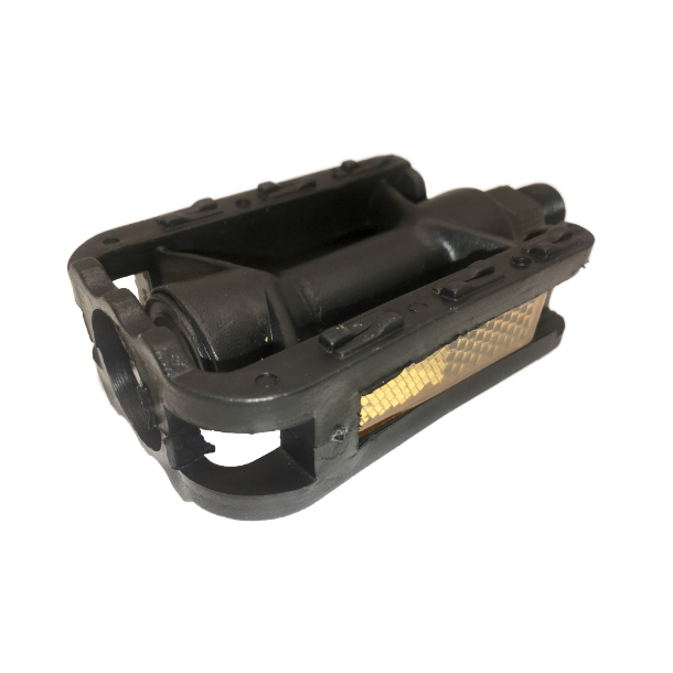 Pedal, 9/16", barn, sort, plast