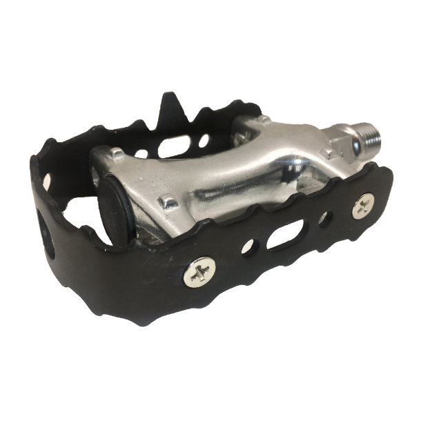 Pedal, 9/16", sort og s�lv