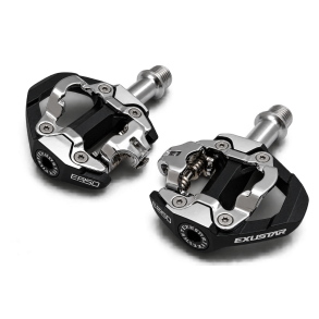 Exustar E-PR50 Race/Gravel-pedaler � SPD med platform