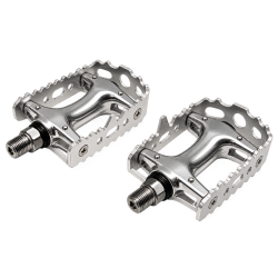 M-Wave pedaler i aluminium � 9/16", s�lv