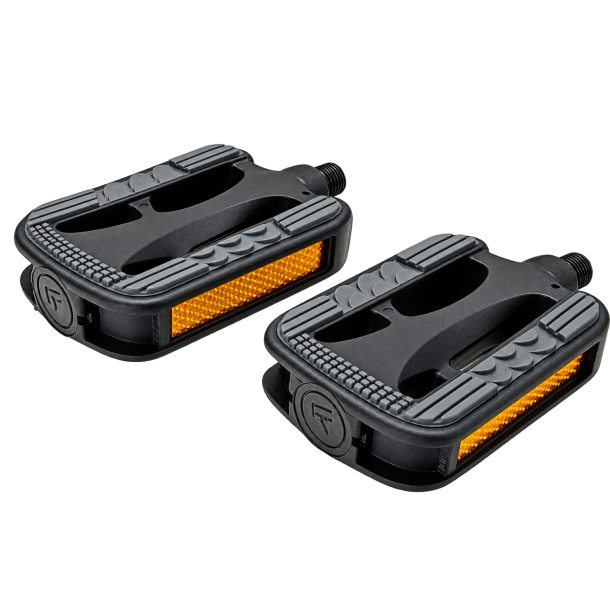 Bike Attitude Cruiser pedaler � 1/2", sort med reflekser
