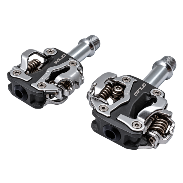 Pedal, 9/16", MTB, Dobbel SPD, gr�/s�lv, XLC PD-S15