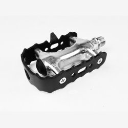 Pedal, 9/16", sort og s�lv