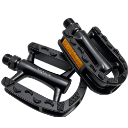 M-WAVE Steady-A7 pedaler � aluminium � sort med reflekser