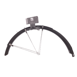Sk�rms�t, 24", Sort, plast, MTB, 60mm. CAVO